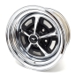 Preview: Magnum 500 14x6 Stahl 5x4.5 chrom/schwarz